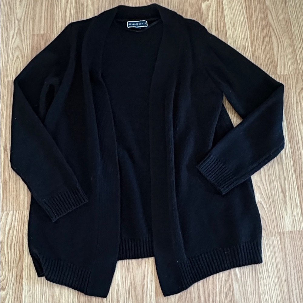 Karen Scott Black Cardigan